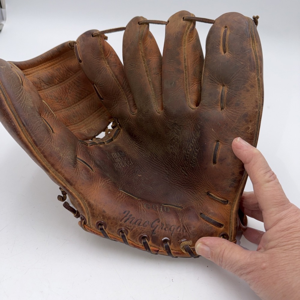 Vintage MacGregor Baseball Glove Model GC10 Made in USA Gus Bell Cincinnati Reds